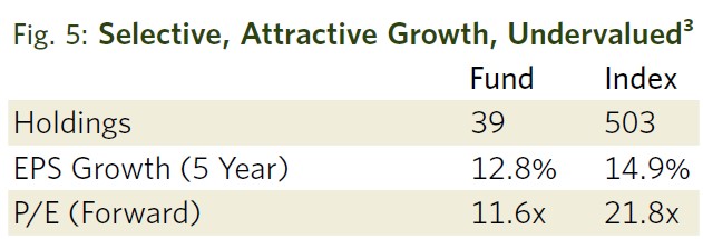 Figure 5 SAS Selective, Attractive Growth, Undervalued