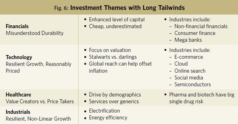 Fig 6 Investment Themes with Long Tailwinds